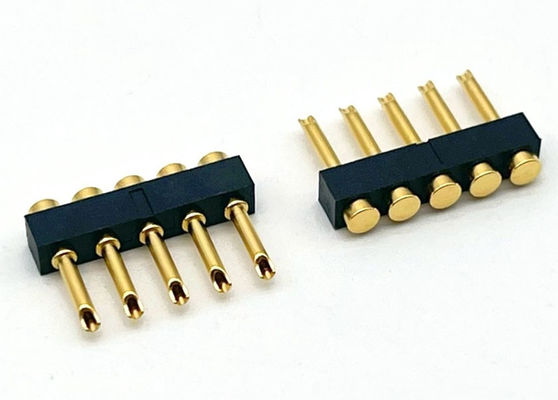 2.54mm Pitch Pogo Pin Connector Solder Type Female Pogo Pin 1x05P