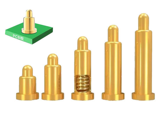 SMT Type Pogo Pin 2mm Gold Palted SUS304 Spring Pogo Pin