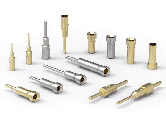 Machined Female Header Pin Dia1.48xL9.40 Clip Contact 4/6 Finger Tin Plated