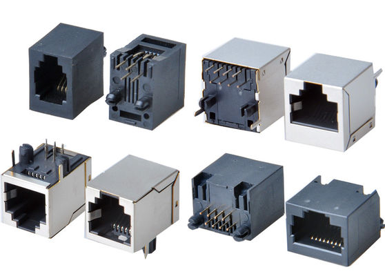 8p8c RJ45 Ethernet Connector 1x1 Ports Female RJ45 Jack Without Magnetics