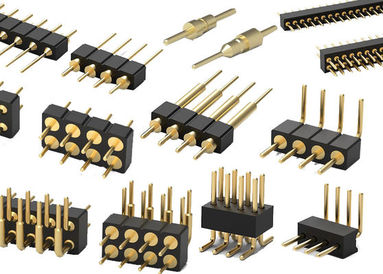1.27mm 2.0mm 2.54mm Round Pin Header PCB Connector Machined Pin Header SMT Type